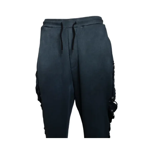 Distressed Cross Sweatpants / Blk