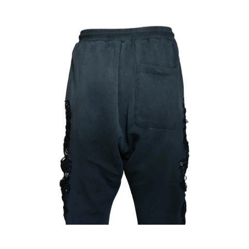 Distressed Cross Sweatpants / Blk
