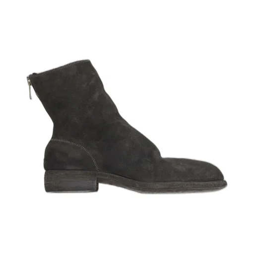 Guidi Back Zip Detail Ankle Boots