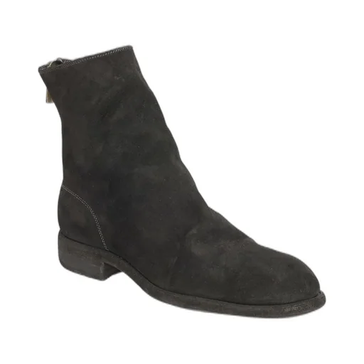 Guidi Back Zip Detail Ankle Boots