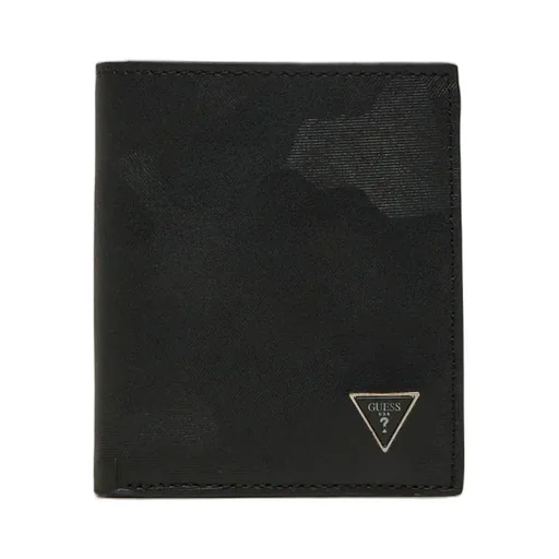 Guess Triangle-Logo Bi-Fold Wallet