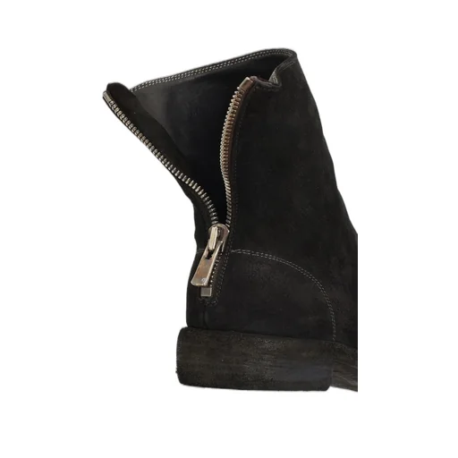 Guidi Back Zip Detail Ankle Boots