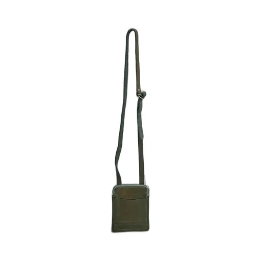 Guidi Zip-Up Small Shoulder Bag