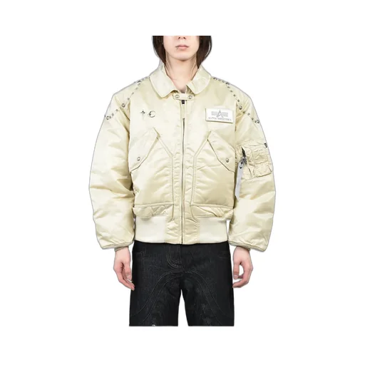 Ai Cwu 45/P Flight Jacket / Vtg Wht