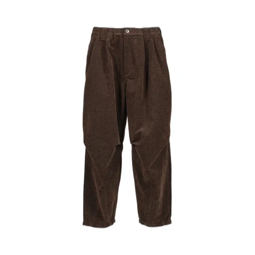 Dot Cord Balloon Pants / Brw