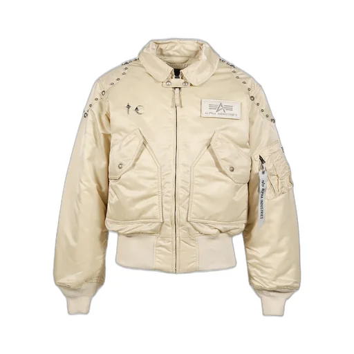Ai Cwu 45/P Flight Jacket / Vtg Wht