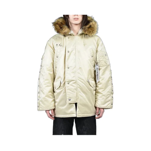 Ai N-3B Parka / Vtg Wht