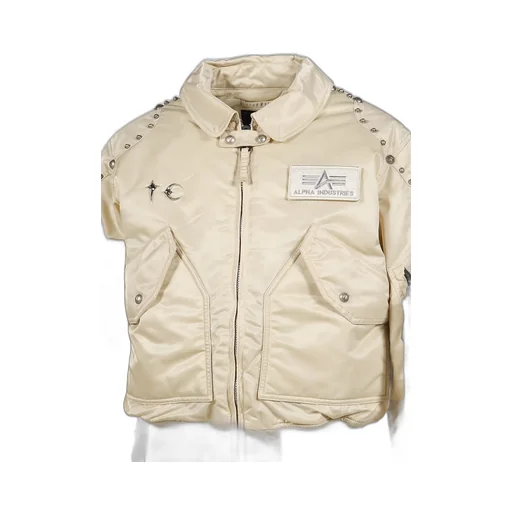 Ai Cwu 45/P Flight Jacket / Vtg Wht