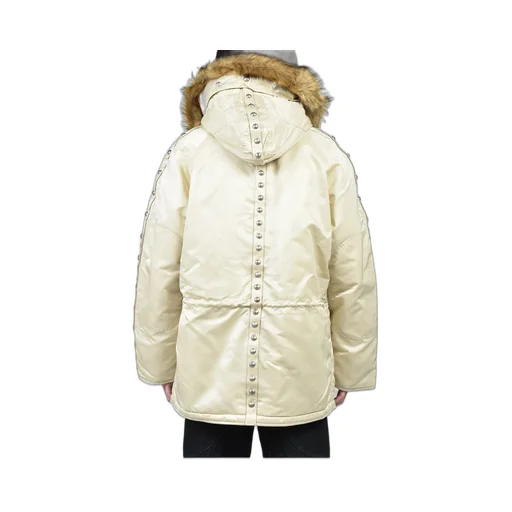 Ai N-3B Parka / Vtg Wht