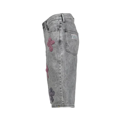 3D Cross Denim Shorts / Indigo