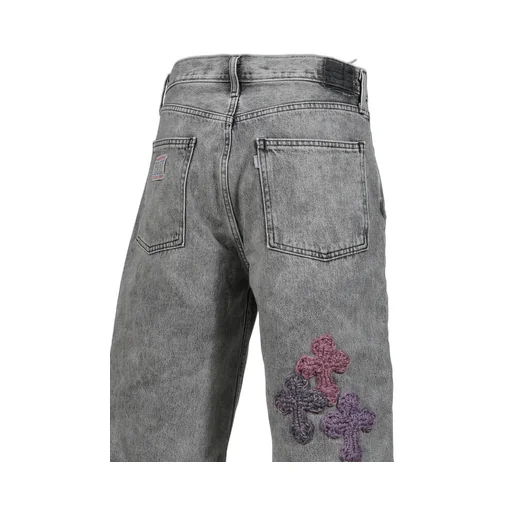 3D Cross Denim Shorts / Indigo