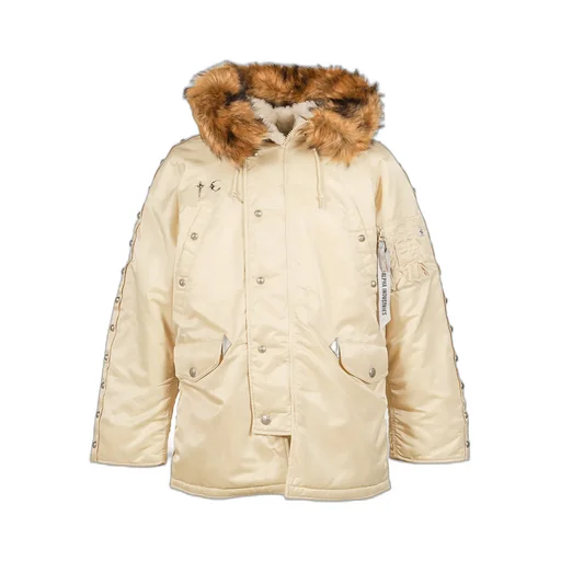 Ai N-3B Parka / Vtg Wht
