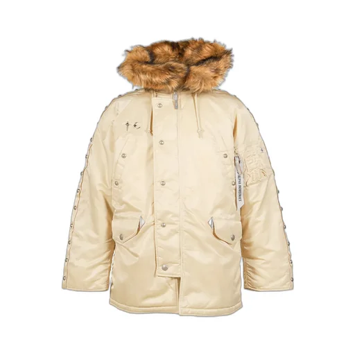 Ai N-3B Parka / Vtg Wht