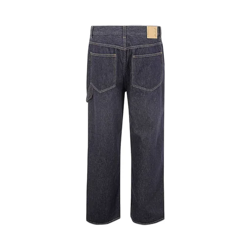 Haikure Winona Logo Patch Straight-Leg Jeans