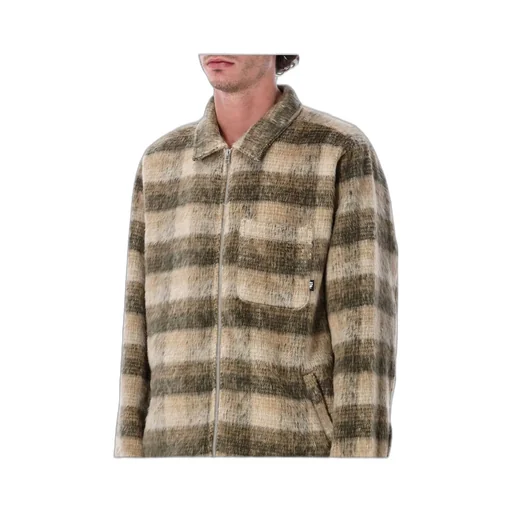 Huf Megablast Plaid Fuzzy Jacket