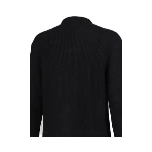 Knw Crew Neck In Fleece Knit / Blk