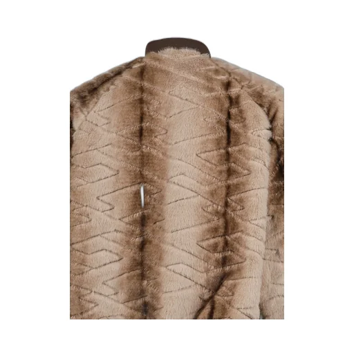 T-Shirt Quilt Fur Ma-1 / Brown