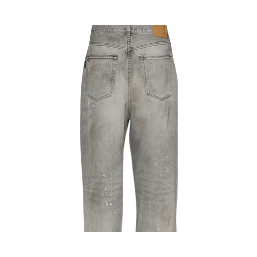 Haikure Distressed Wide-Leg Jeans