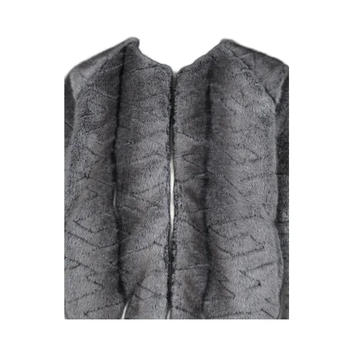 T-Shirt Quilt Fur Ma-1 / Black