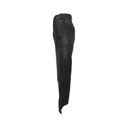 Phrase Work Zip Denim / Washed Blk