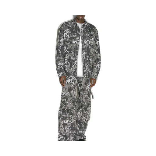 Han Kjobenhavn Camouflage Printed Buttoned Shirt