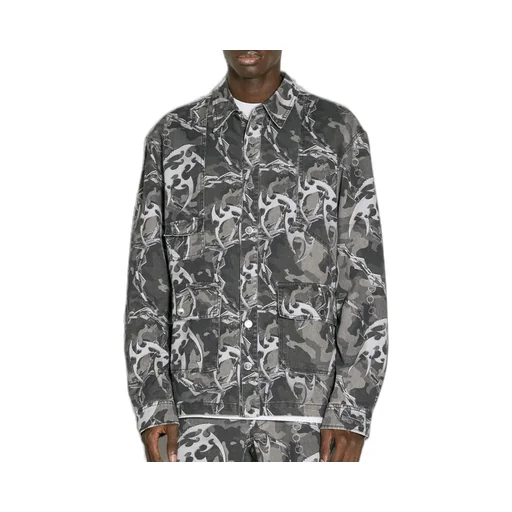 Han Kjobenhavn Camouflage Printed Buttoned Shirt