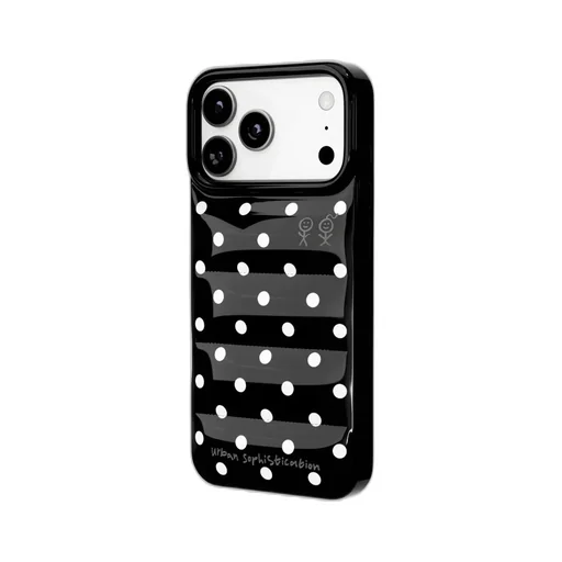 The Puffer Case / Polka Dots