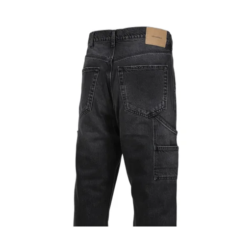Phrase Work Zip Denim / Washed Blk