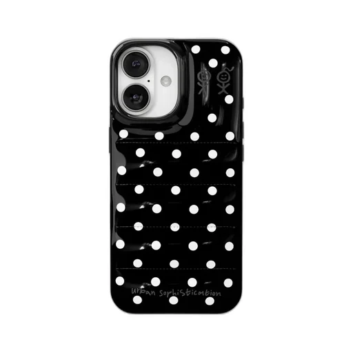 The Puffer Case / Polka Dots