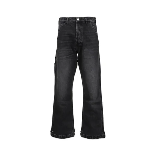 Phrase Work Zip Denim / Washed Blk