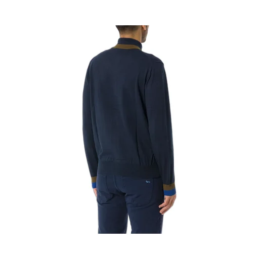 Harmont & Blaine Logo Embroidered Full Zip Pullover