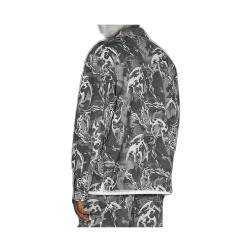 Han Kjobenhavn Camouflage Printed Buttoned Shirt