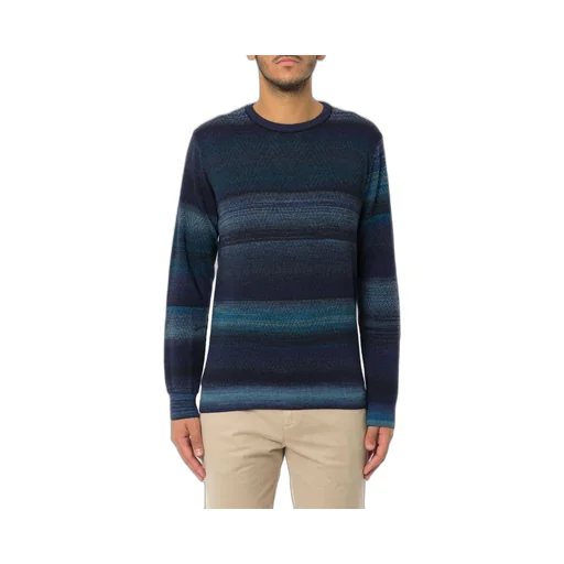 Harmont & Blaine Yarn Printed Chevron Knit Pullover