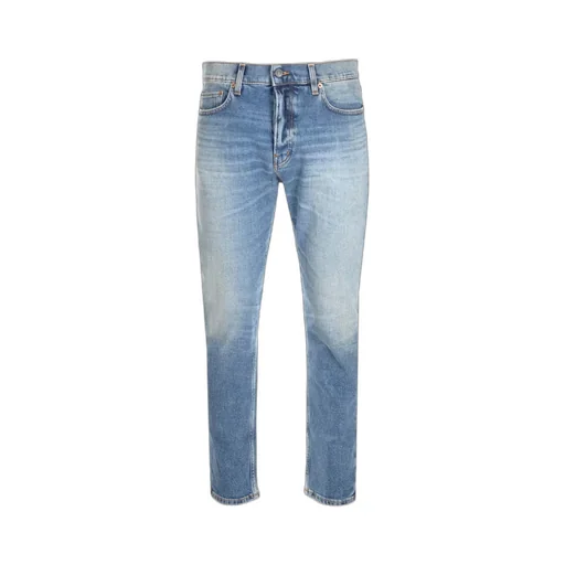Haikure Straight-Leg Stonewashed Slim-Fit Jeans