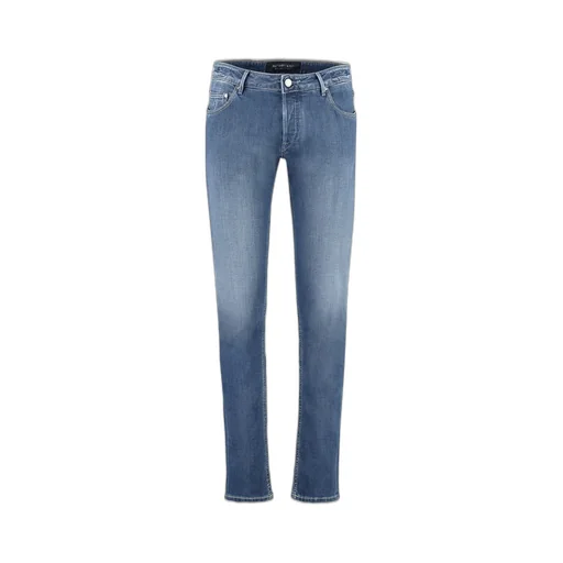 Hand Picked 5 Pocket Straight Fit Jeans