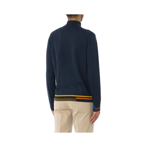 Harmont & Blaine Color Block Half Zip Pullover