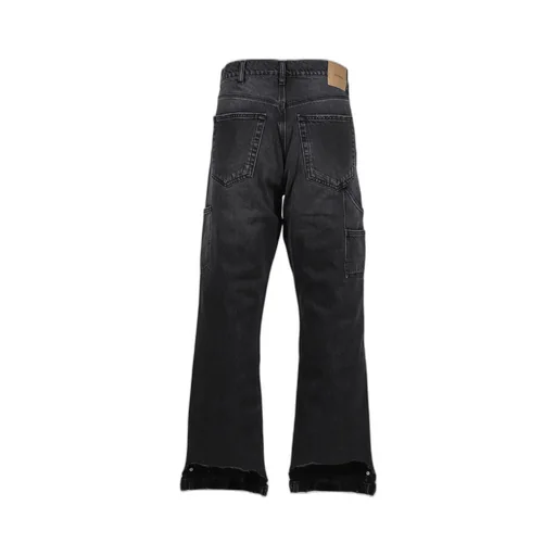 Phrase Work Zip Denim / Washed Blk