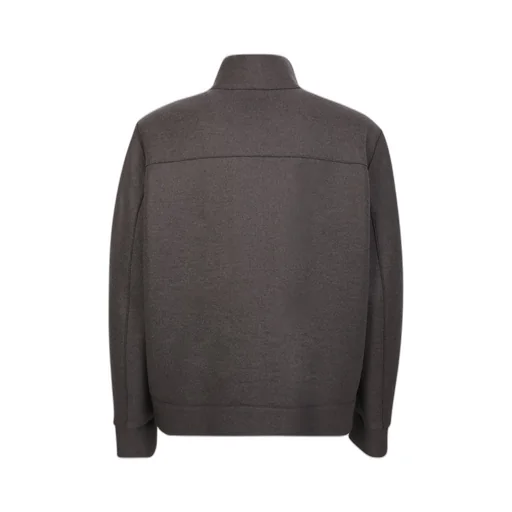 Harris Wharf London Zip-Up Button Collared Jacket
