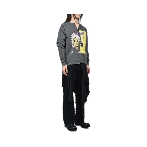 Twist Seam Lot.20746 Boro Crust With Wrapped / Blk