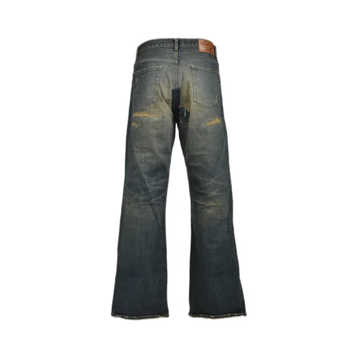 Boro Bootcut Wide Jeans / Ind