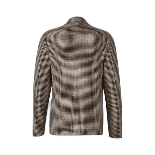 Harris Wharf London Houndstooth Button-Up Blazer