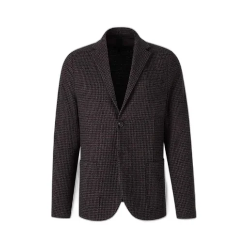 Harris Wharf London Houndstooth Wool Jacket