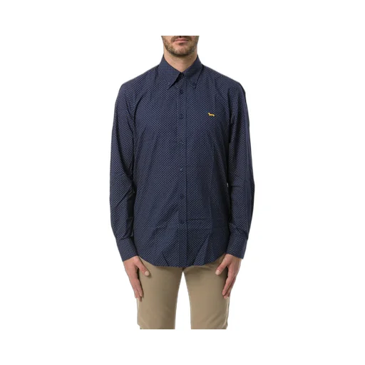 Harmont & Blaine All-Over Micro Pattern Shirt