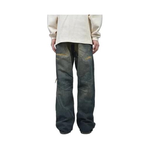 Boro Bootcut Wide Jeans / Ind