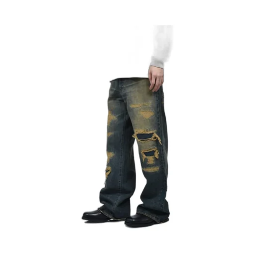 Boro Bootcut Wide Jeans / Ind
