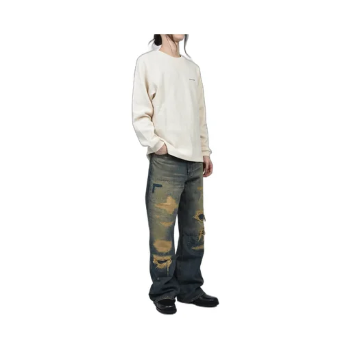 Boro Bootcut Wide Jeans / Ind