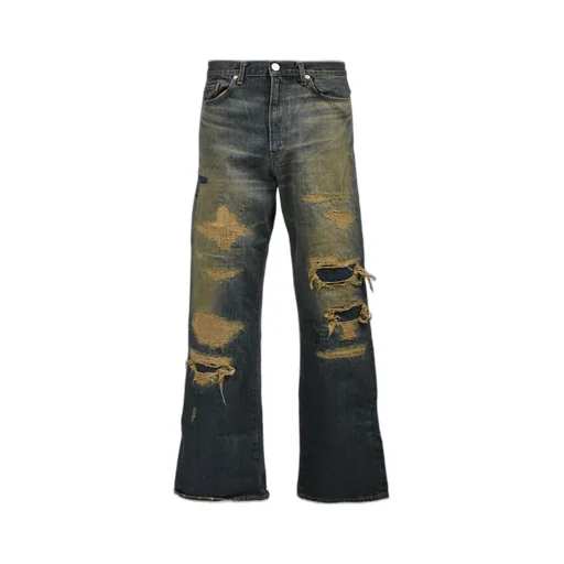 Boro Bootcut Wide Jeans / Ind