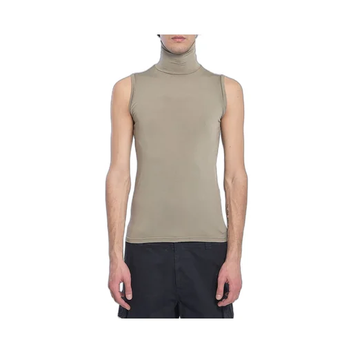 Haute Sleeveless High-Neck Knitwear