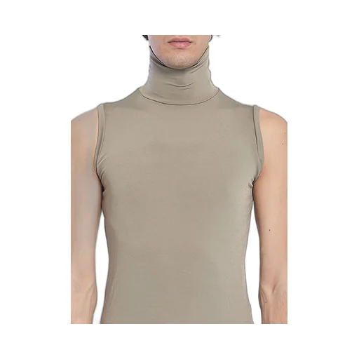 Haute Sleeveless High-Neck Knitwear