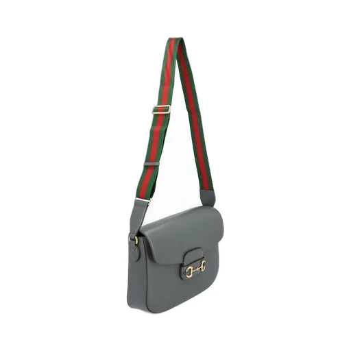 Gucci 1955 Horsebit Logo Plaque Shoulder Bag